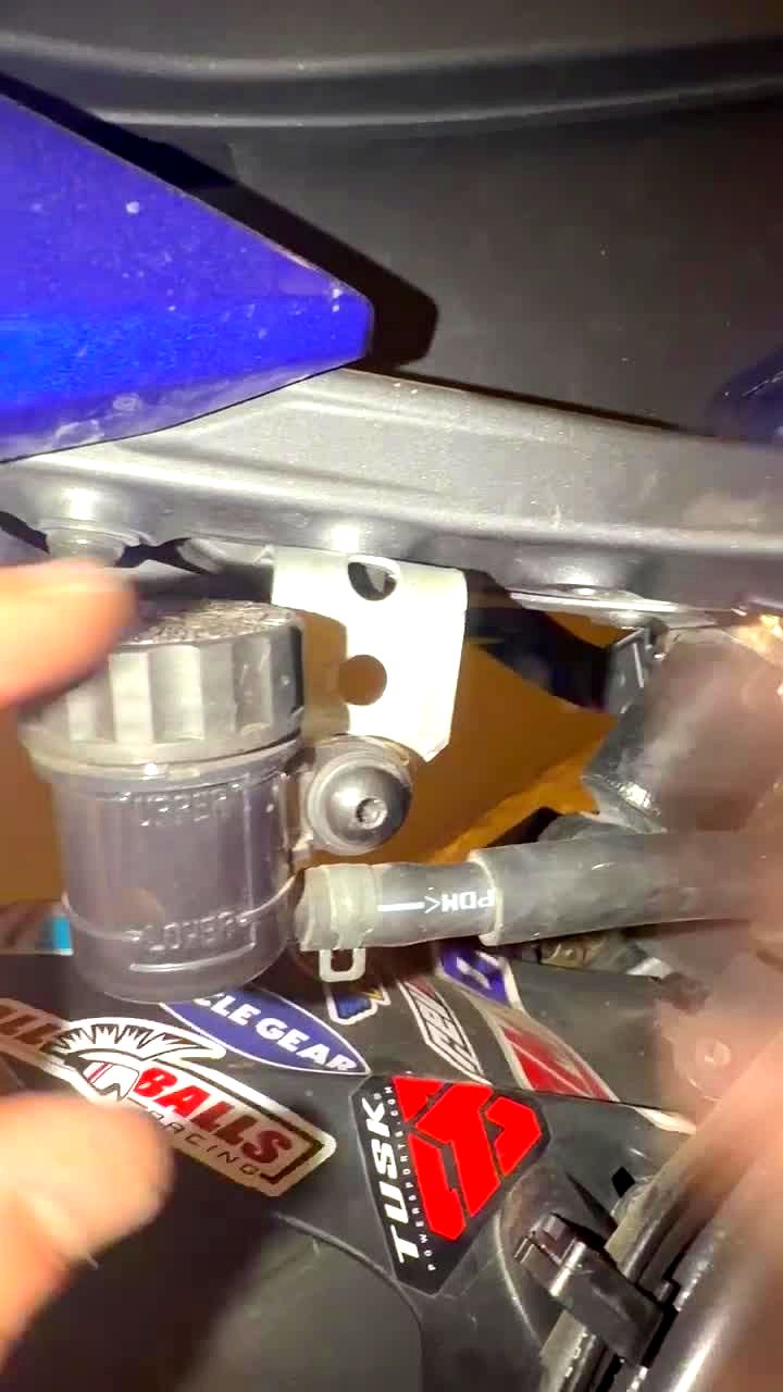 Bracket Tree installed on a 2024 Yamaha MT-09 rear subframe
